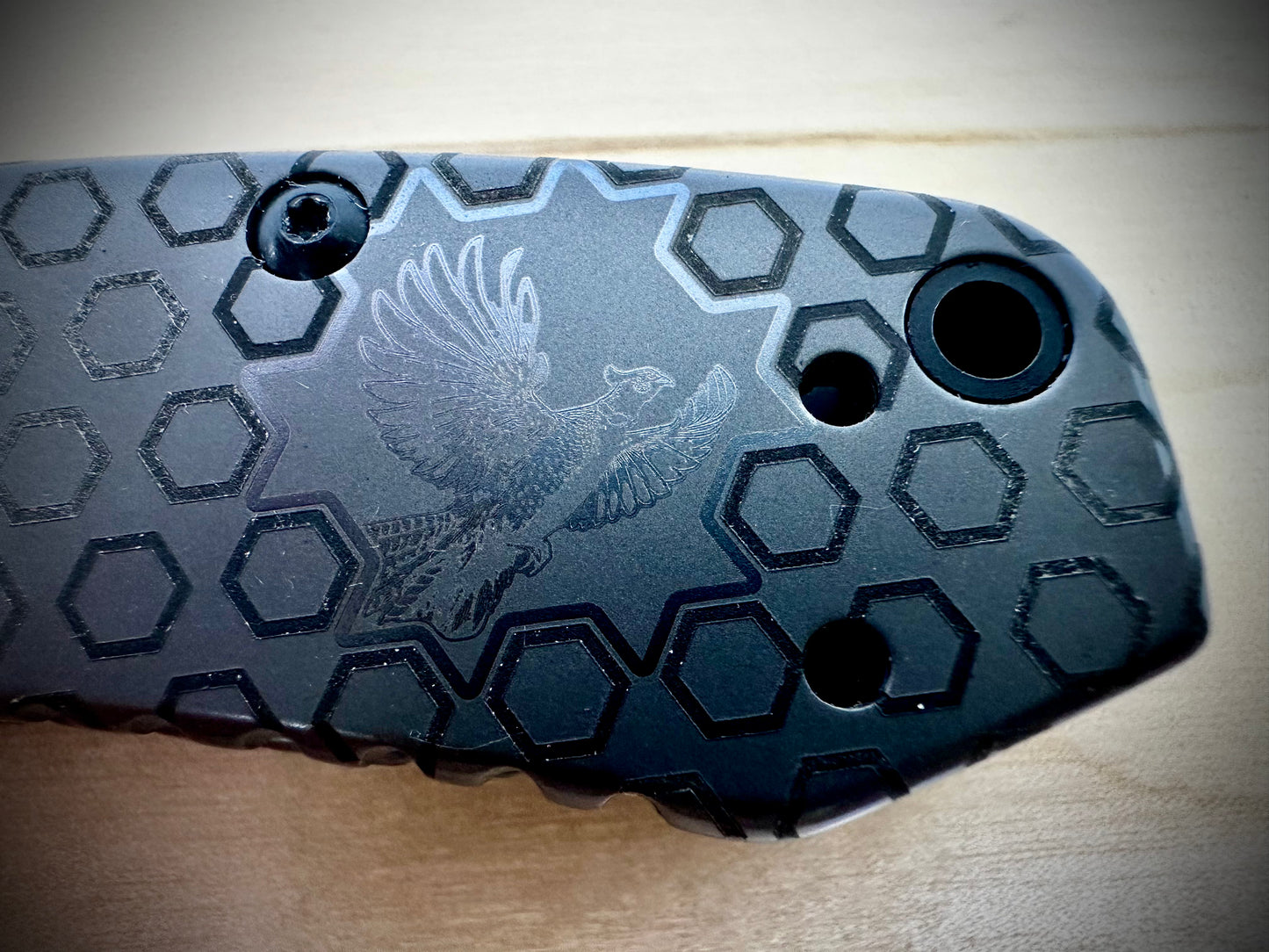 Kershaw - CRYO - Gun Metal - Pheasent With Pattern - Length 6 1/2 In