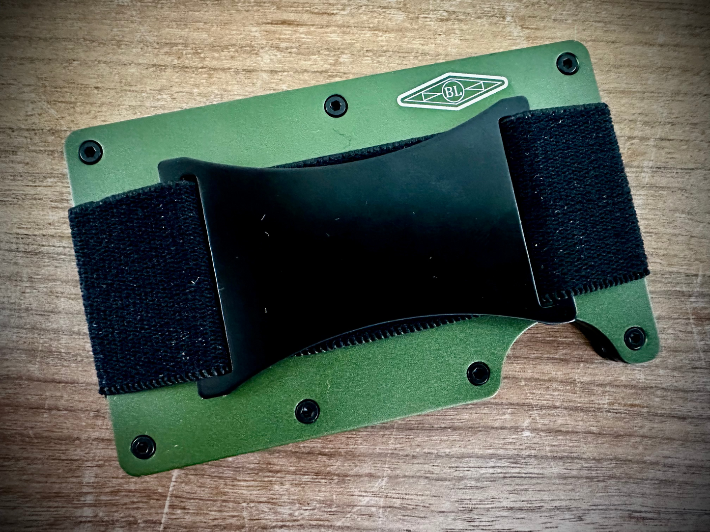Minimalist Wallets - Deer in Woods - Green