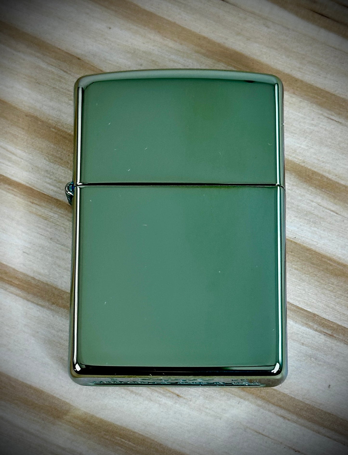 Custom Zippo Lighter Blank - High Polished Green