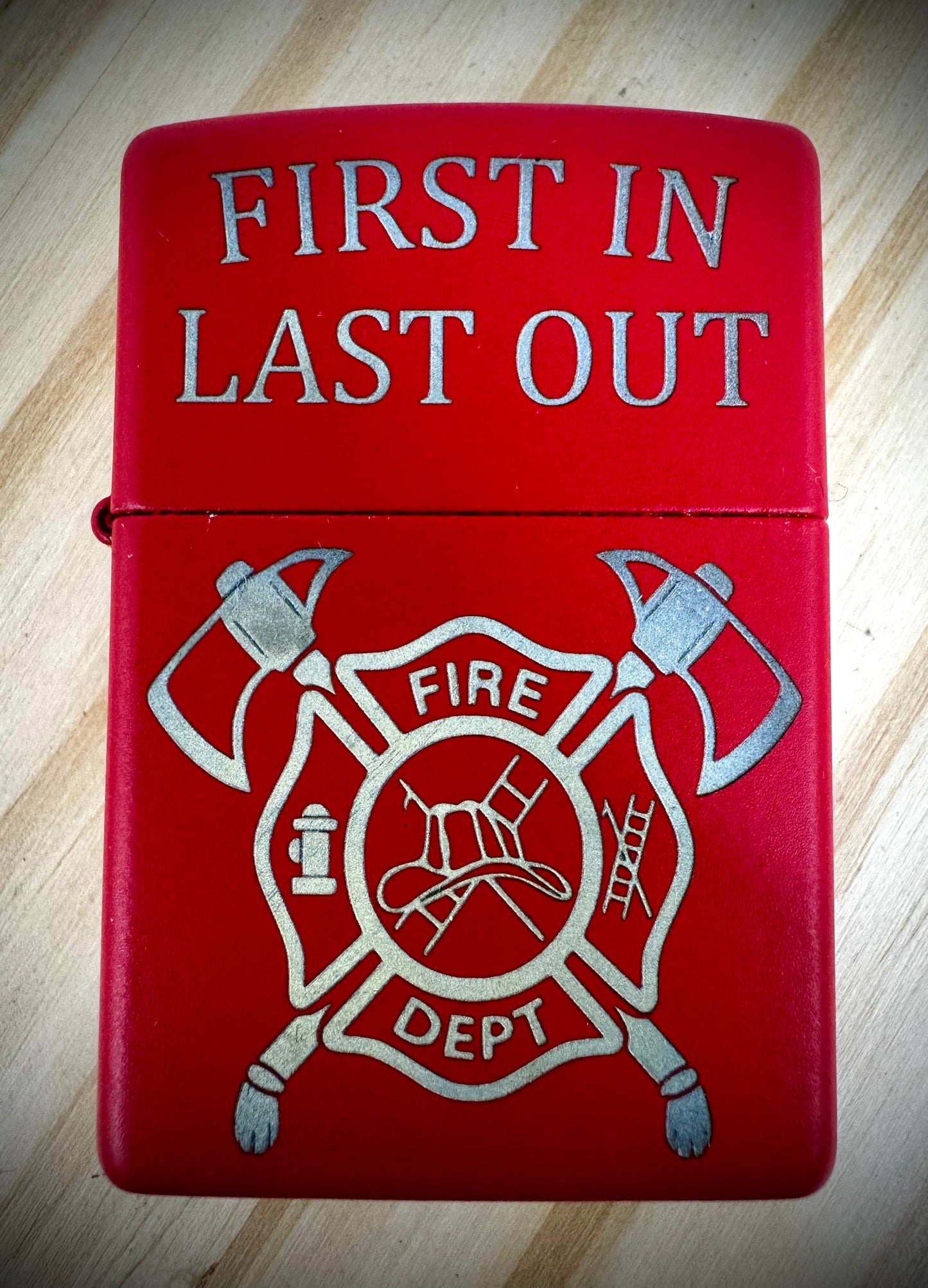 Zippo Lighter - Fire Fighter - Red
