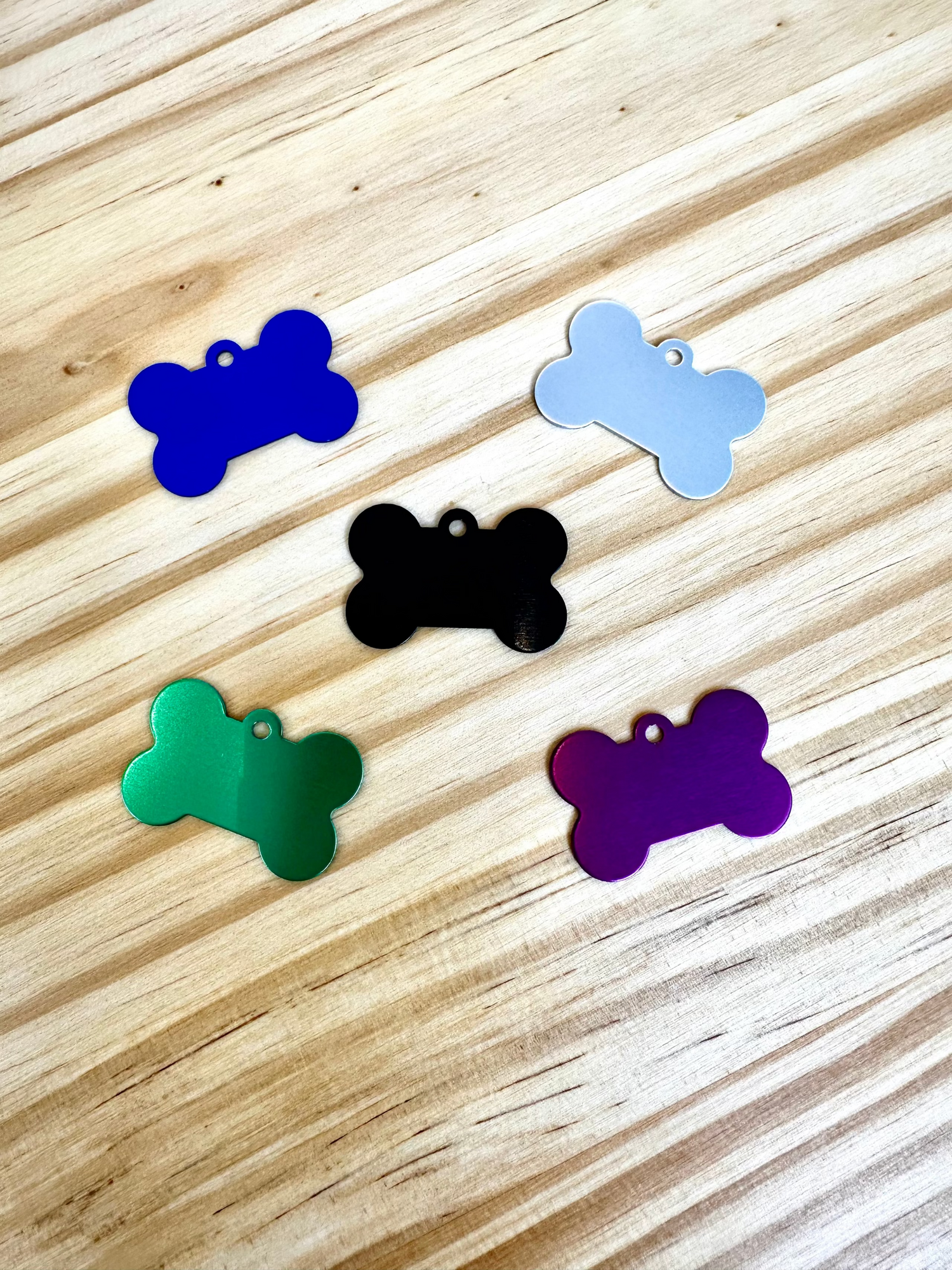 Bone Shape Dog Tags - Lola Tag is a Example