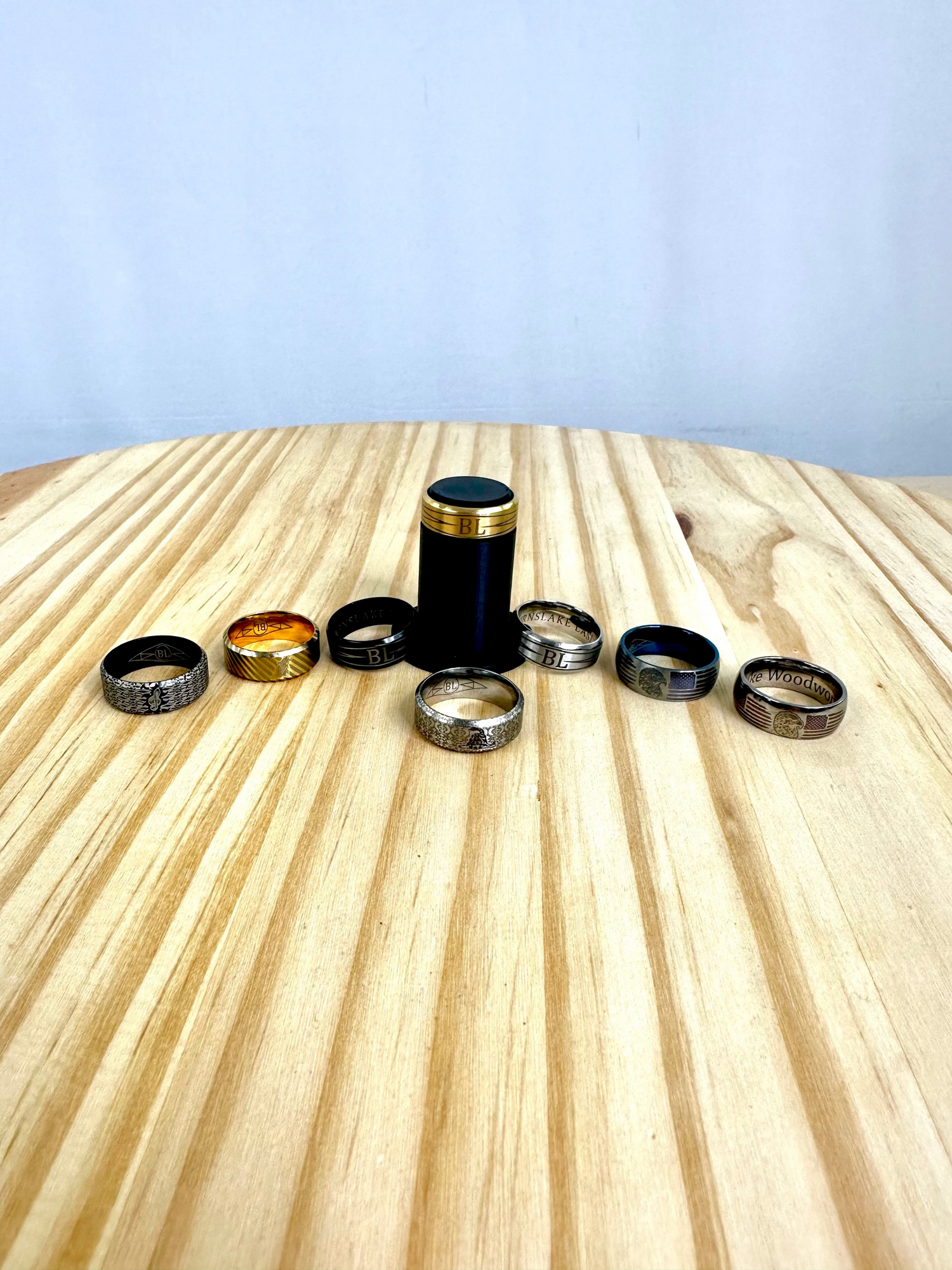 Mens Steel Rings