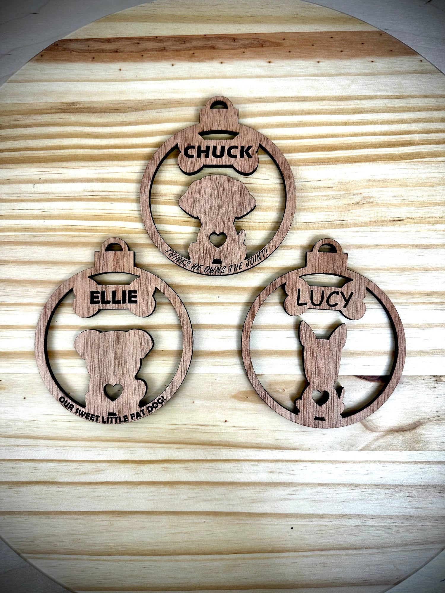 Customized Dog Ornaments