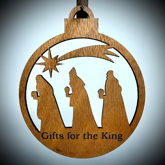 Religious Christmas Ornament - Gifts For The King