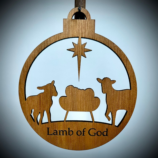 Religious Christmas Ornament - Lamb of God