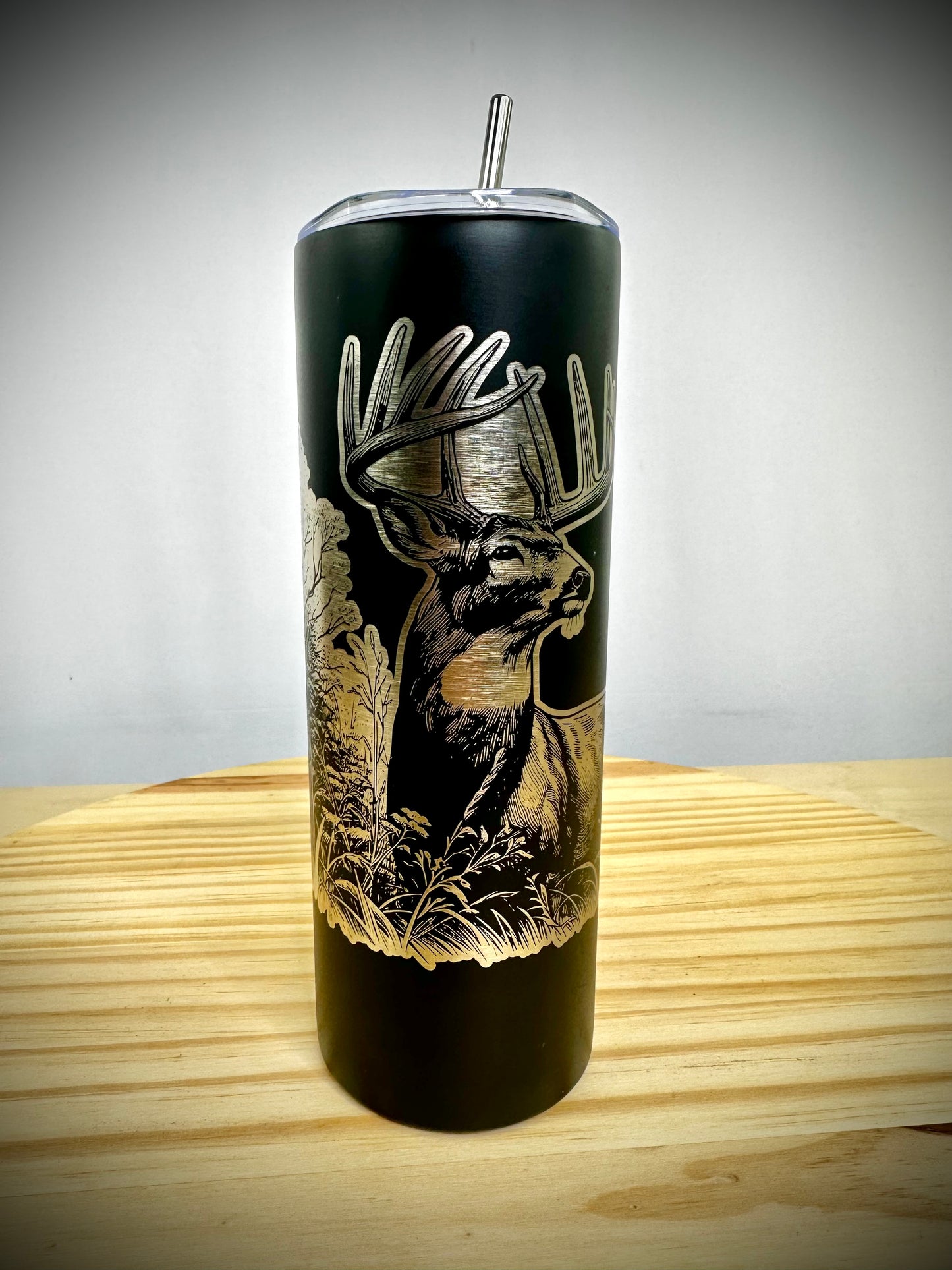 20 ounce Skinny Tumbler Deer