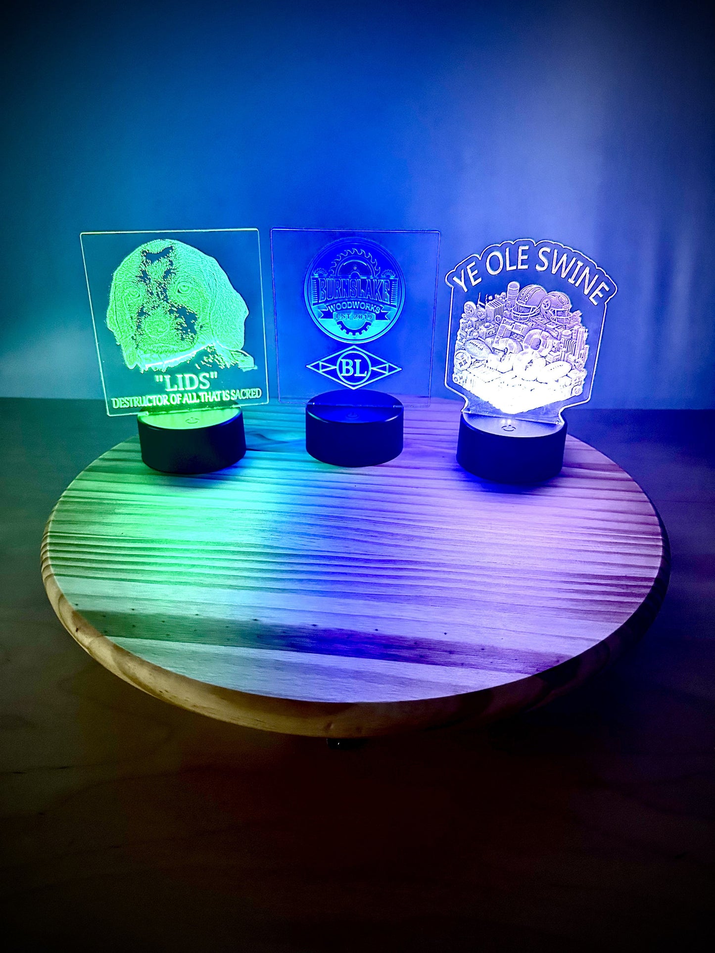 Acrylic Lamp Base - Customized to your Request
