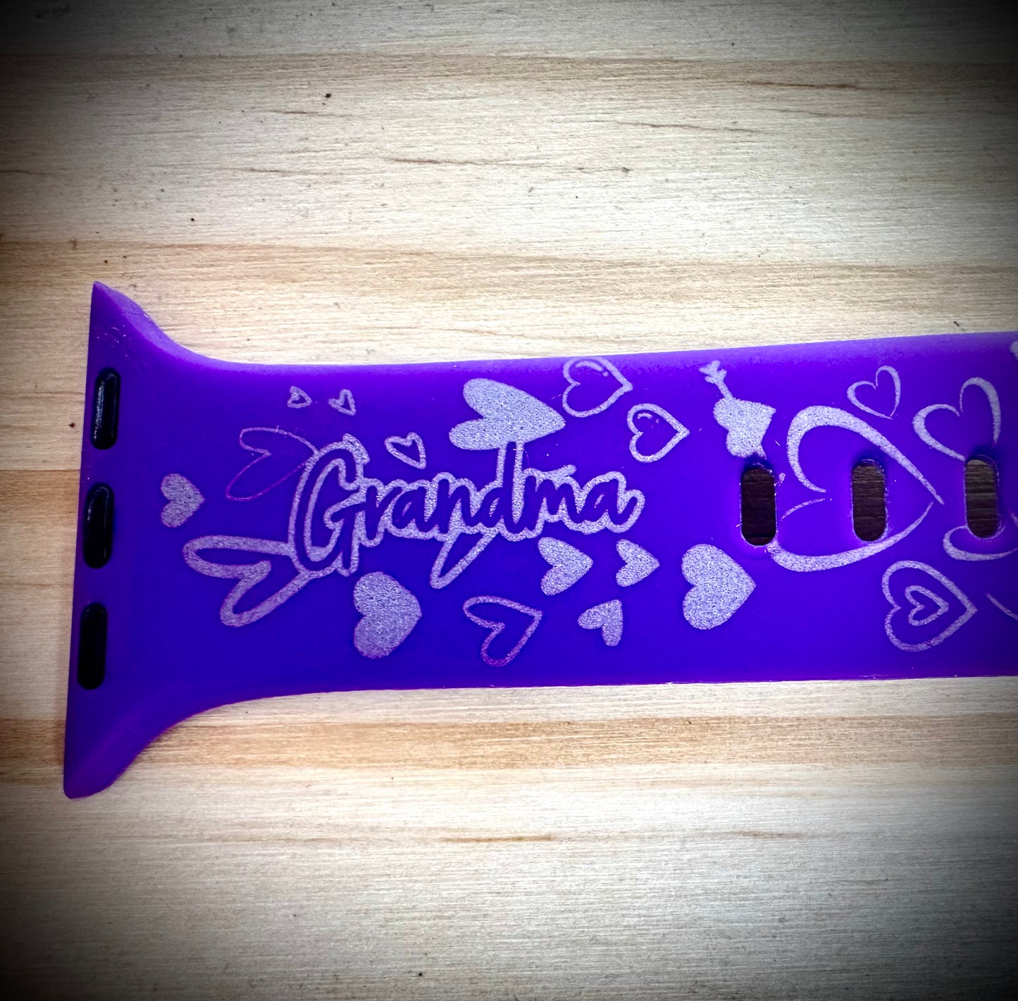 Apple Watch Bands - Hearts Grandma - Fits IWatch Series 1 Thru 10/Ultra/Ultra2/SE