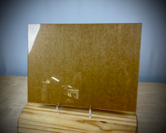 Acrylics Customized to Your Request - Fits Our Walnut 5" x 15" x 3" Thk Lamp Base