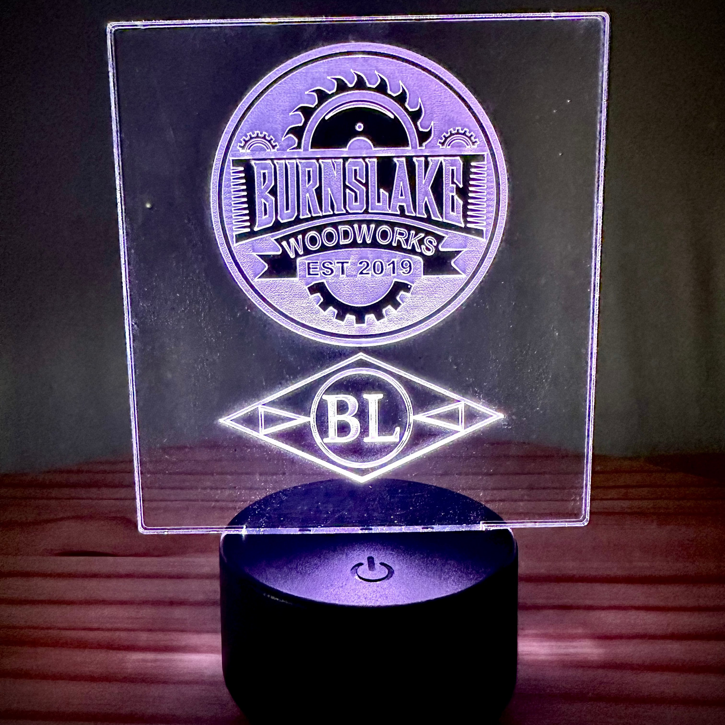 Acrylic Lamp Base - Customized to your Request