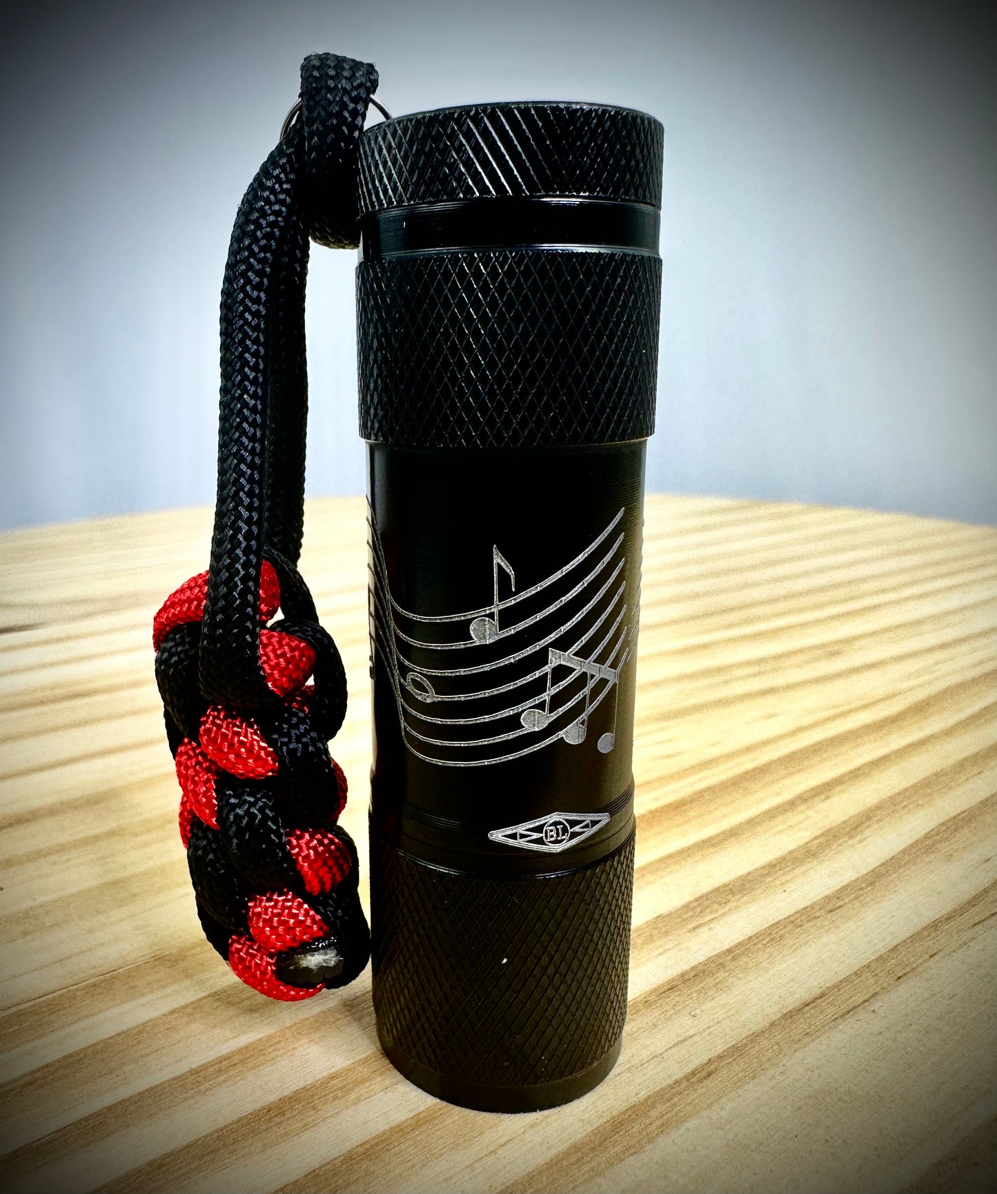 Flashlight - Music Scroll - Black