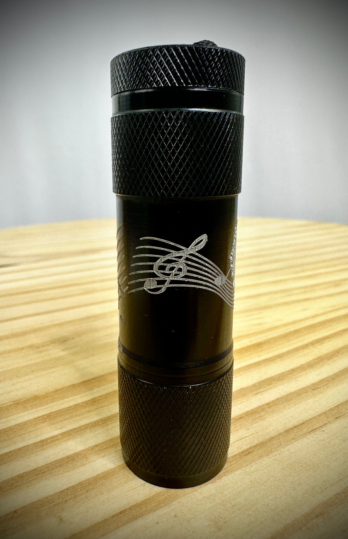 Flashlight - Music Scroll - Black