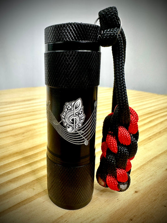 Flashlight - Music Scroll - Black