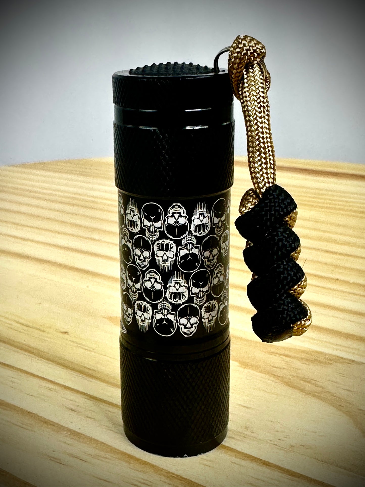 Flashlight - Skulls - Black
