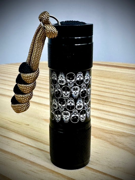 Flashlight - Skulls - Black
