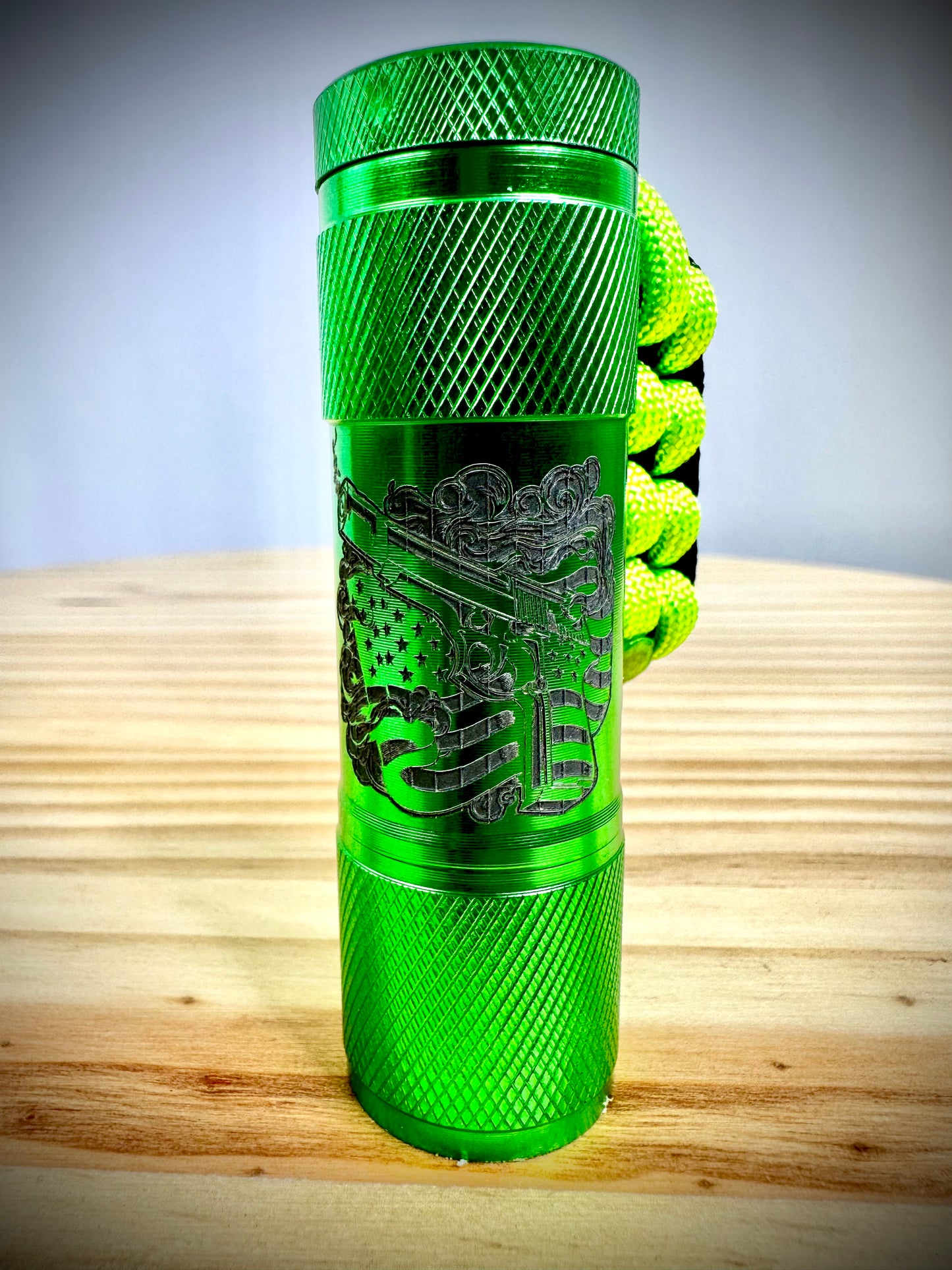 Flashlight - Gun Flag Eagle - Green
