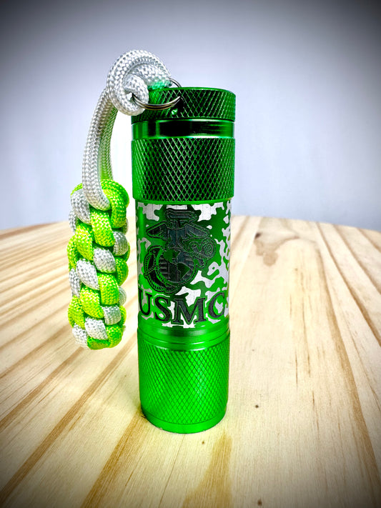 Flashlight - USMC Camo - Green