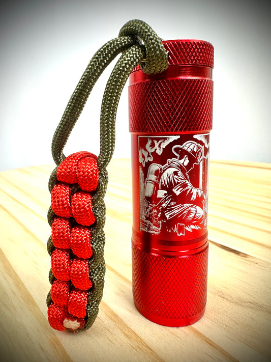 Flashlight - Firefighter 911- Red