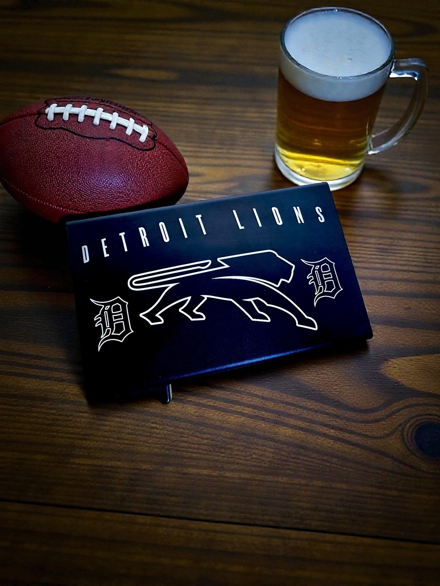 Minimalist Wallets - Detroit Lions - Automatic Pop-Up