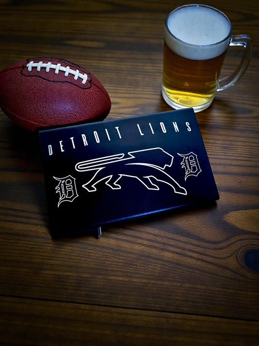 Minimalist Wallets - Detroit Lions - Automatic Pop-Up