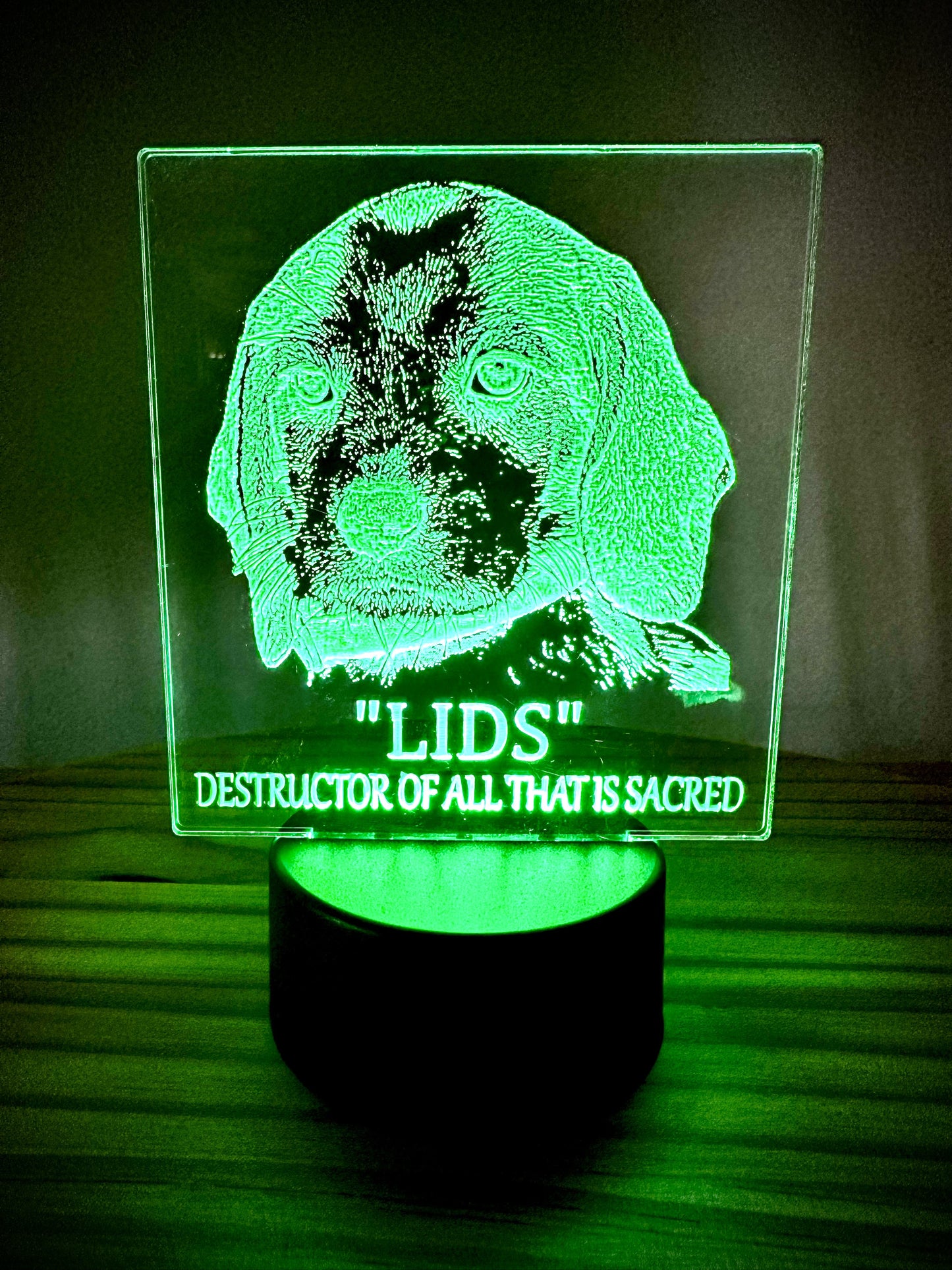 Acrylic Lamp Base - Customized to your Request