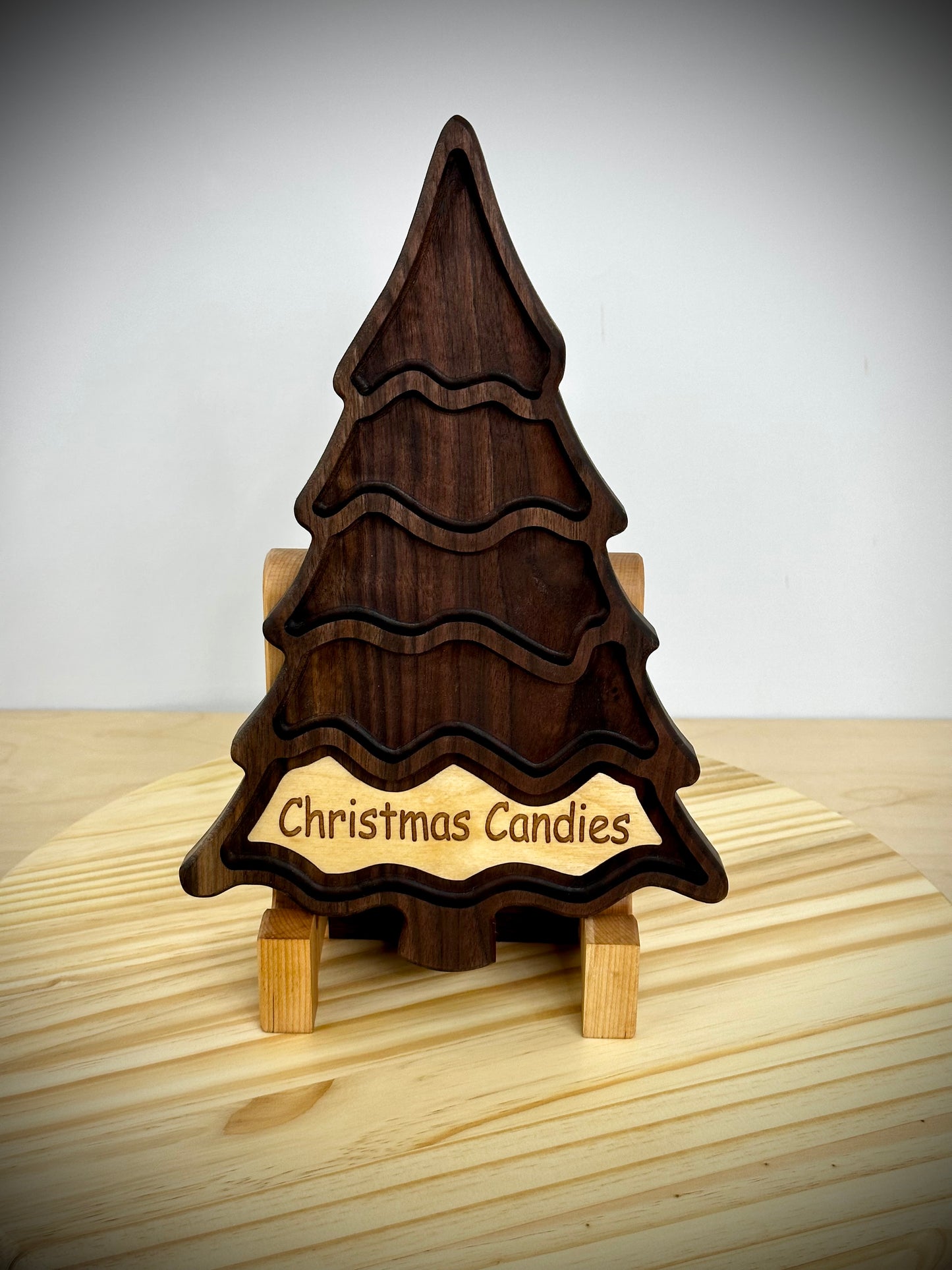 Christmas Tree Candy Tray