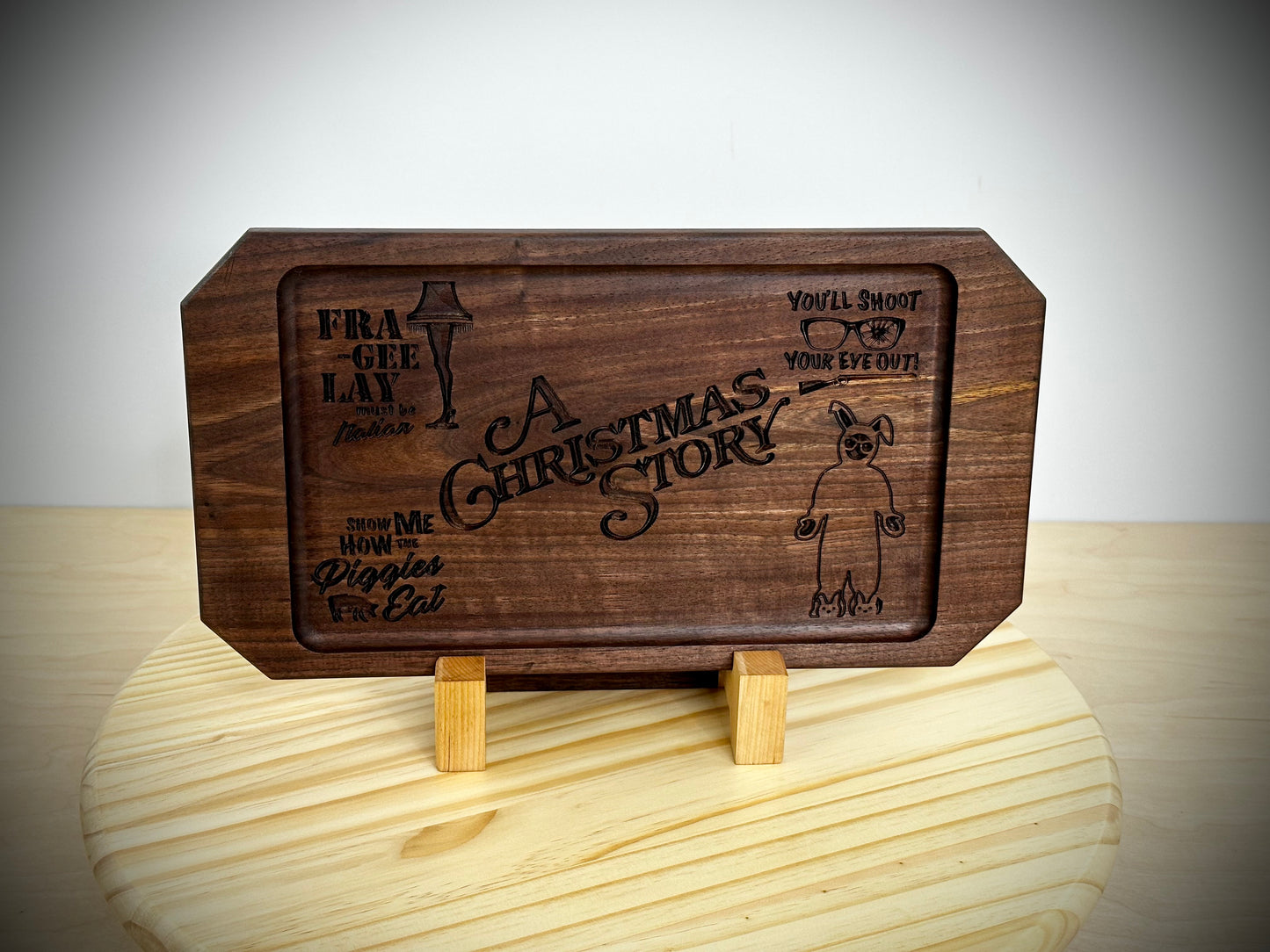 "A Christmas Story" Serving Tray Example