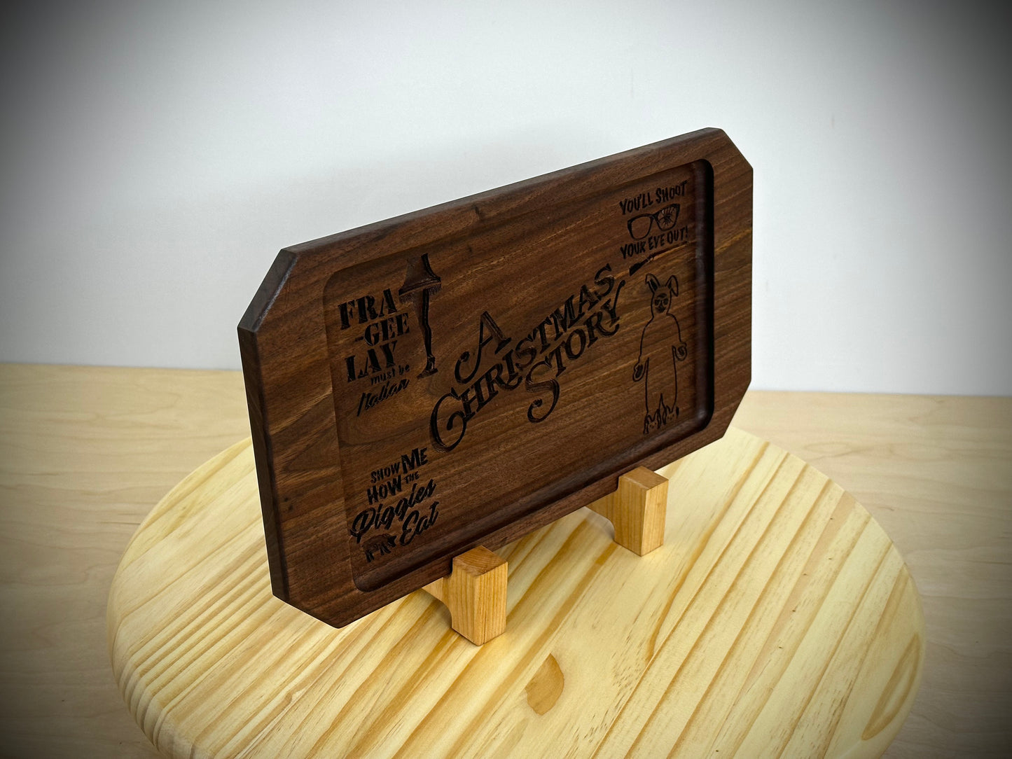 "A Christmas Story" Serving Tray Example