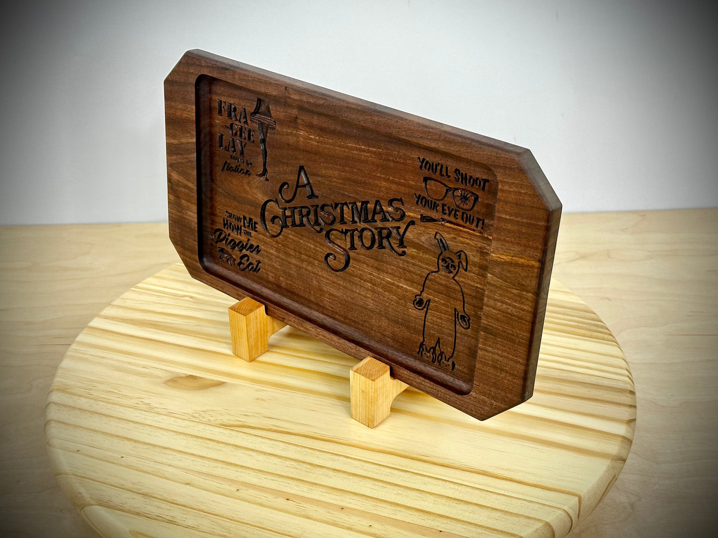 "A Christmas Story" Serving Tray Example