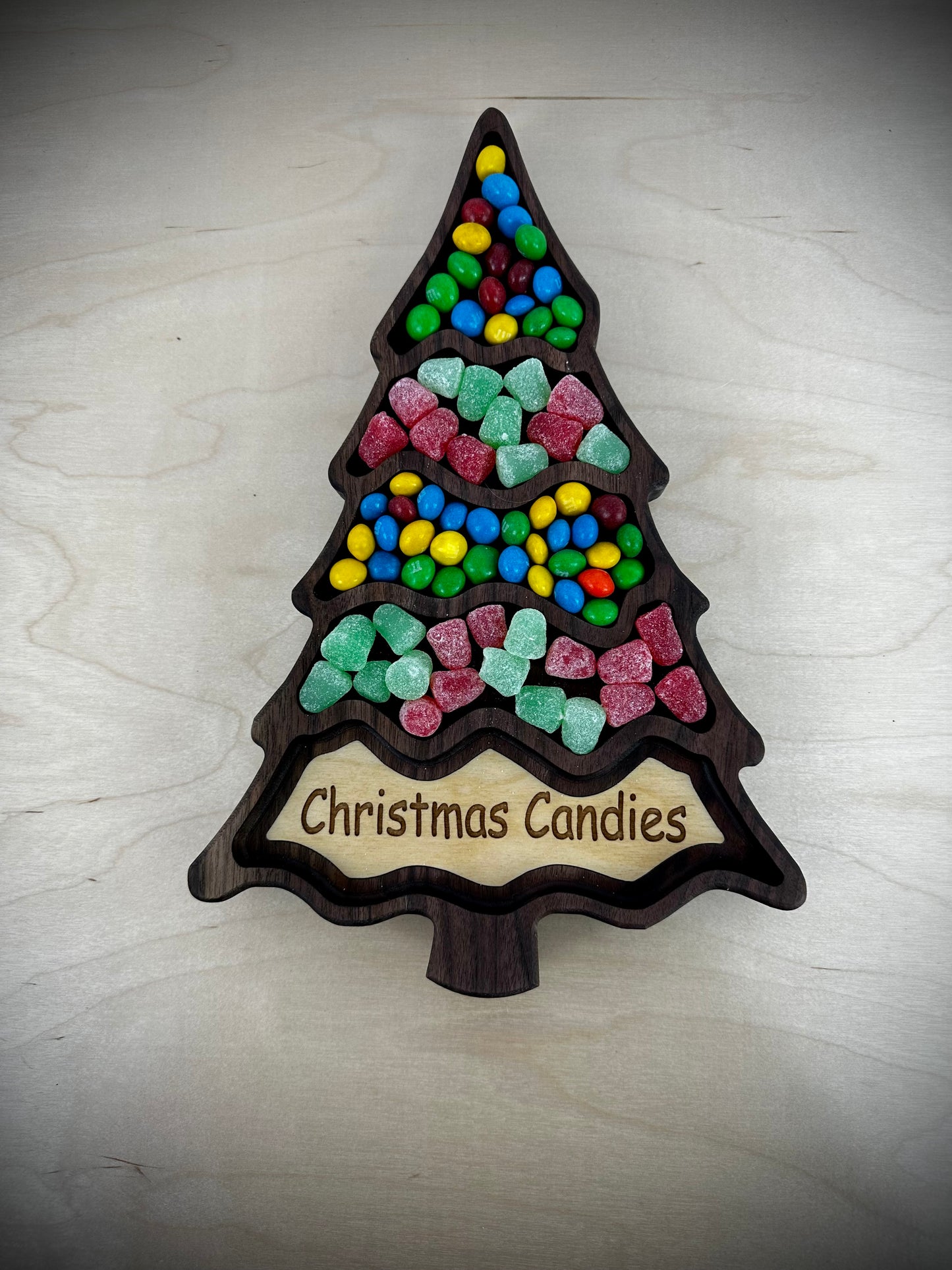 Christmas Tree Candy Tray