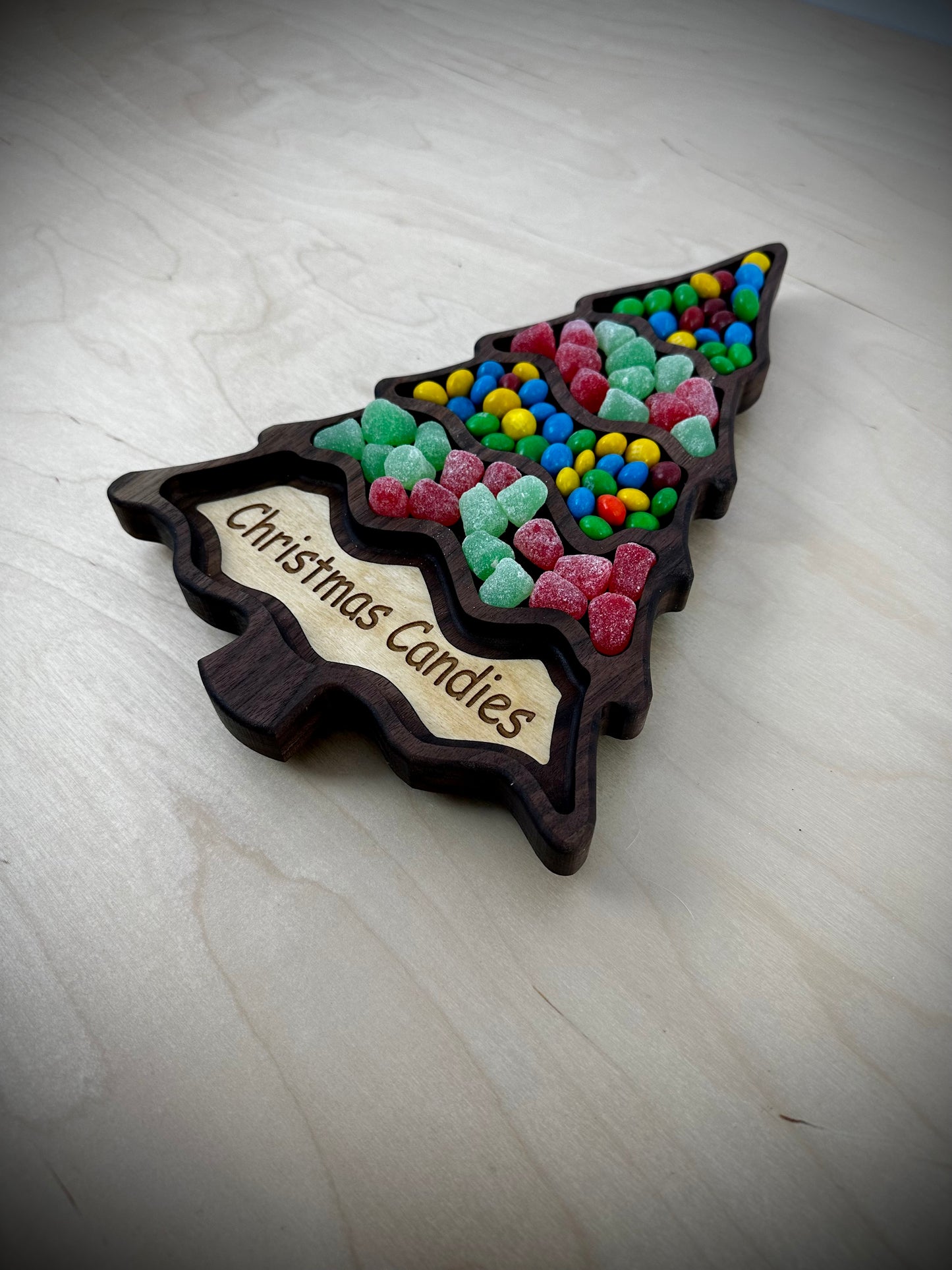 Christmas Tree Candy Tray