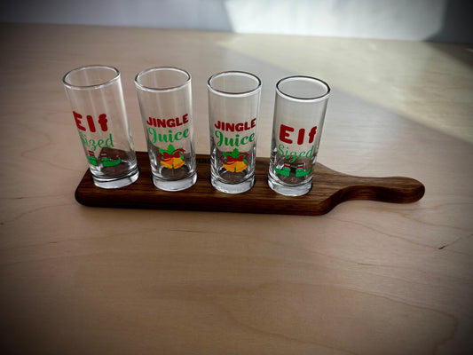 Christmas Cheers Shot Tray