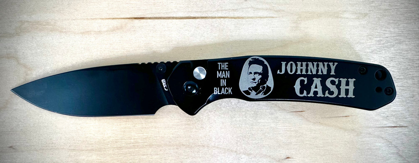 CJRB - Pyrite - Black - Johnny Cash - Length 7 1/4 In