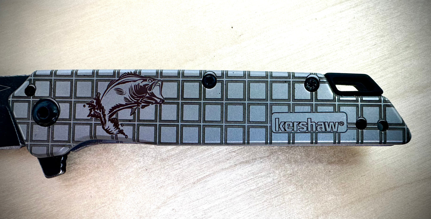 Kershaw - Misdirect - Stainless Steel - Fish With Square Pattern - Length 7.0 In