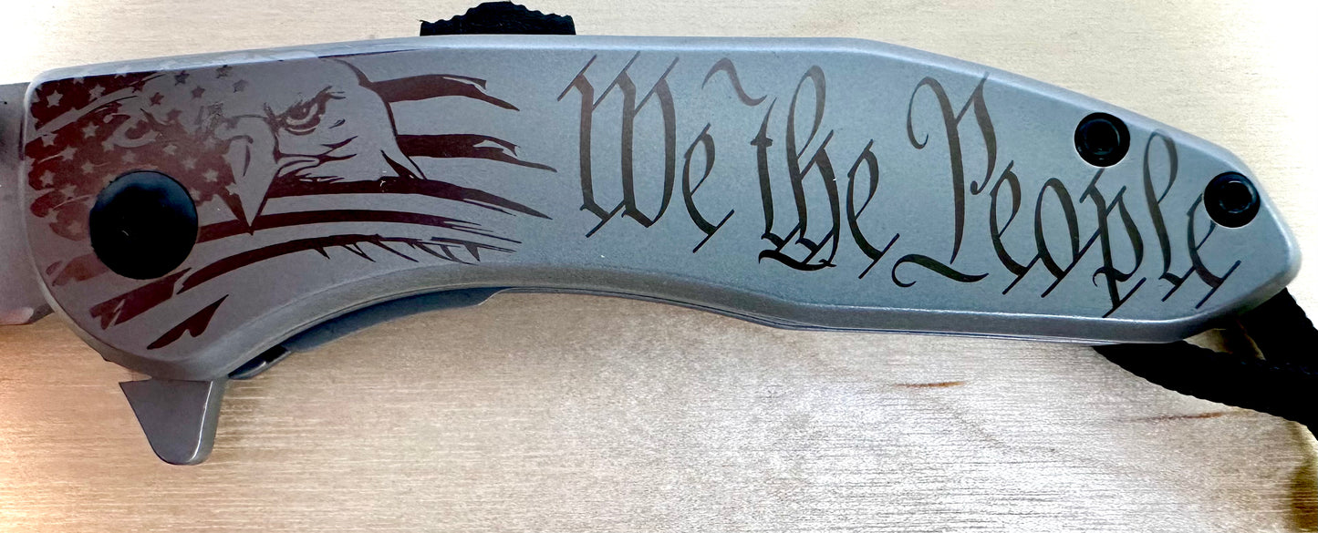 Guidesman Jolt - Sand Blasted - We The People - Length 6 5/8 In