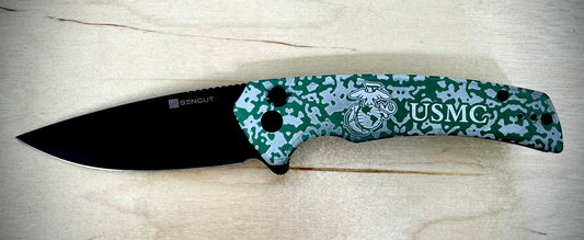 Sencut - Serene - Green - USMC - Length 8 1/4 In