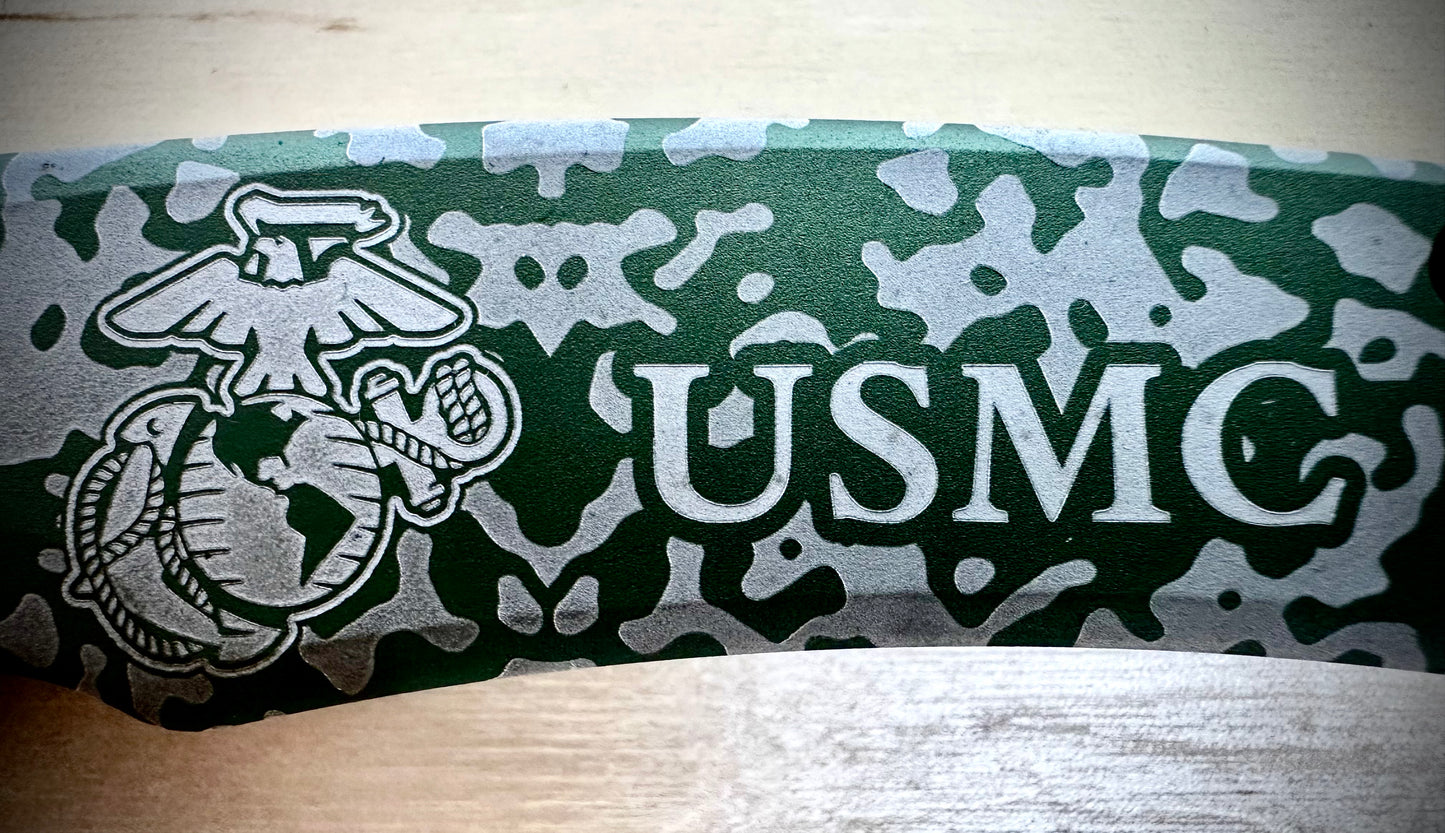 Sencut - Serene - Green - USMC - Length 8 1/4 In