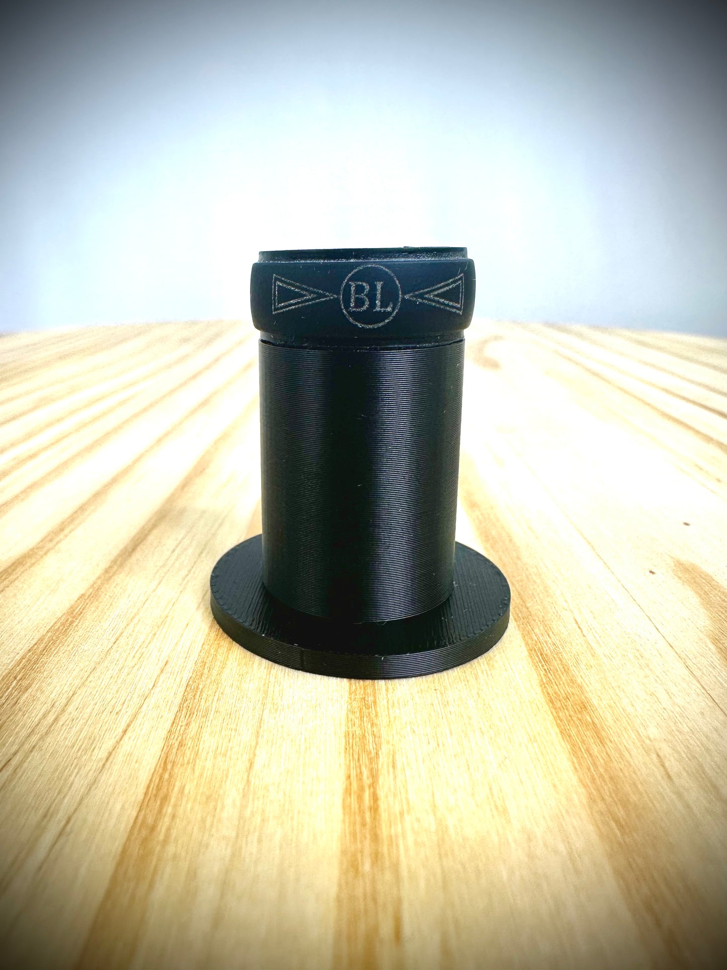 Mens Silicone Ring - BL Logo - 10mm Wide - Thick Rubber Band - Great for Workouts!