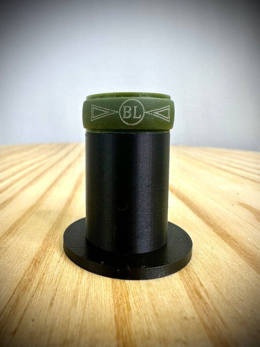 Mens Silicone Ring - BL Logo - 10mm Wide - Thick Rubber Band - Great for Workouts!