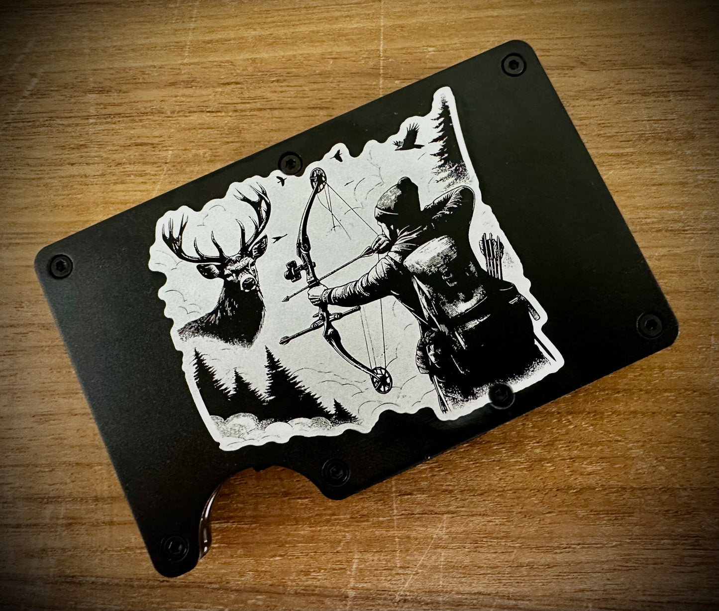 Minimalist Wallets - Bow Hunter - Black