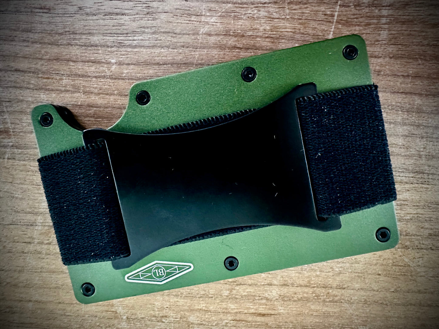 Minimalist Wallets - Deer in Woods - Green