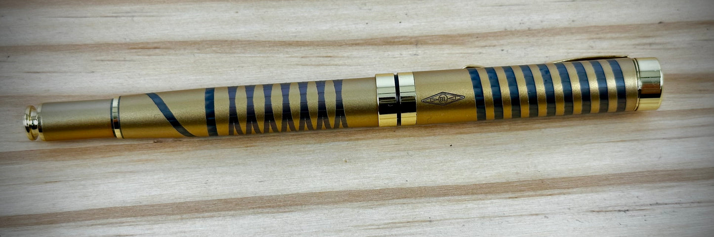 Beiluner - Gold Pen with Stripes