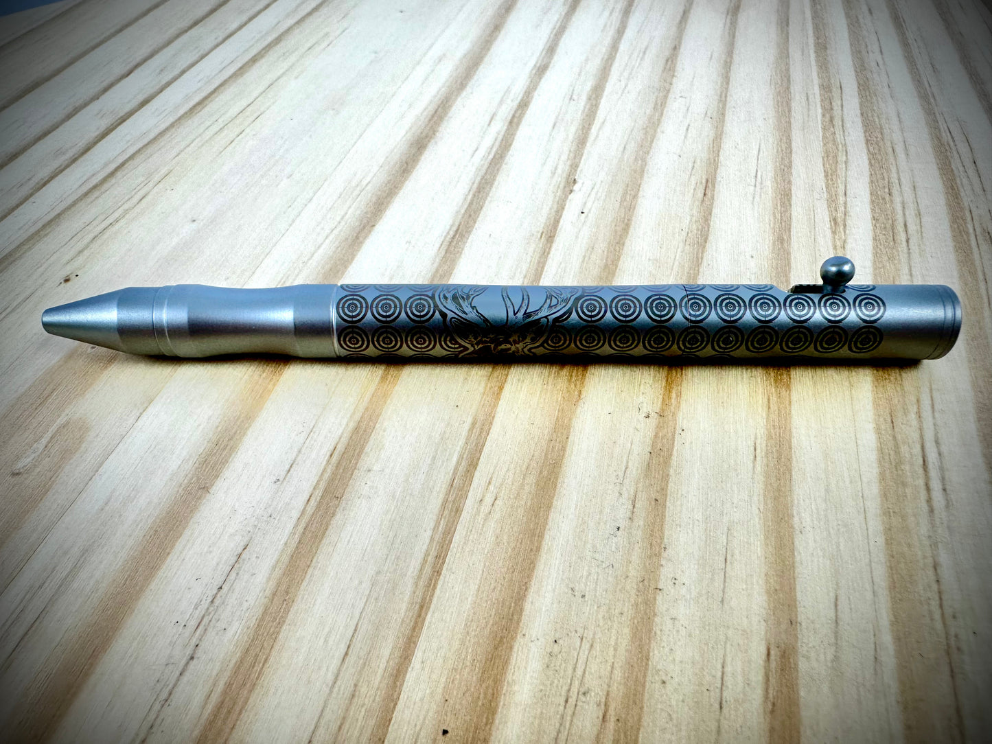 Origin Joy - Sandblast Stainless Bolt Action - Deer Head with Targets