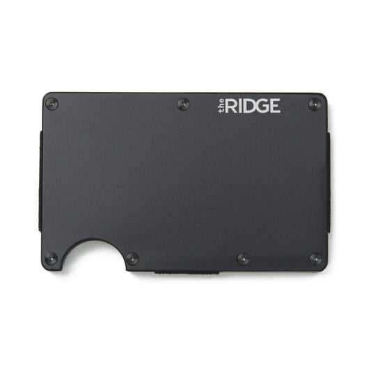 Ridge Wallet With Integrated Cash Strap - Custom Designs Only - Black