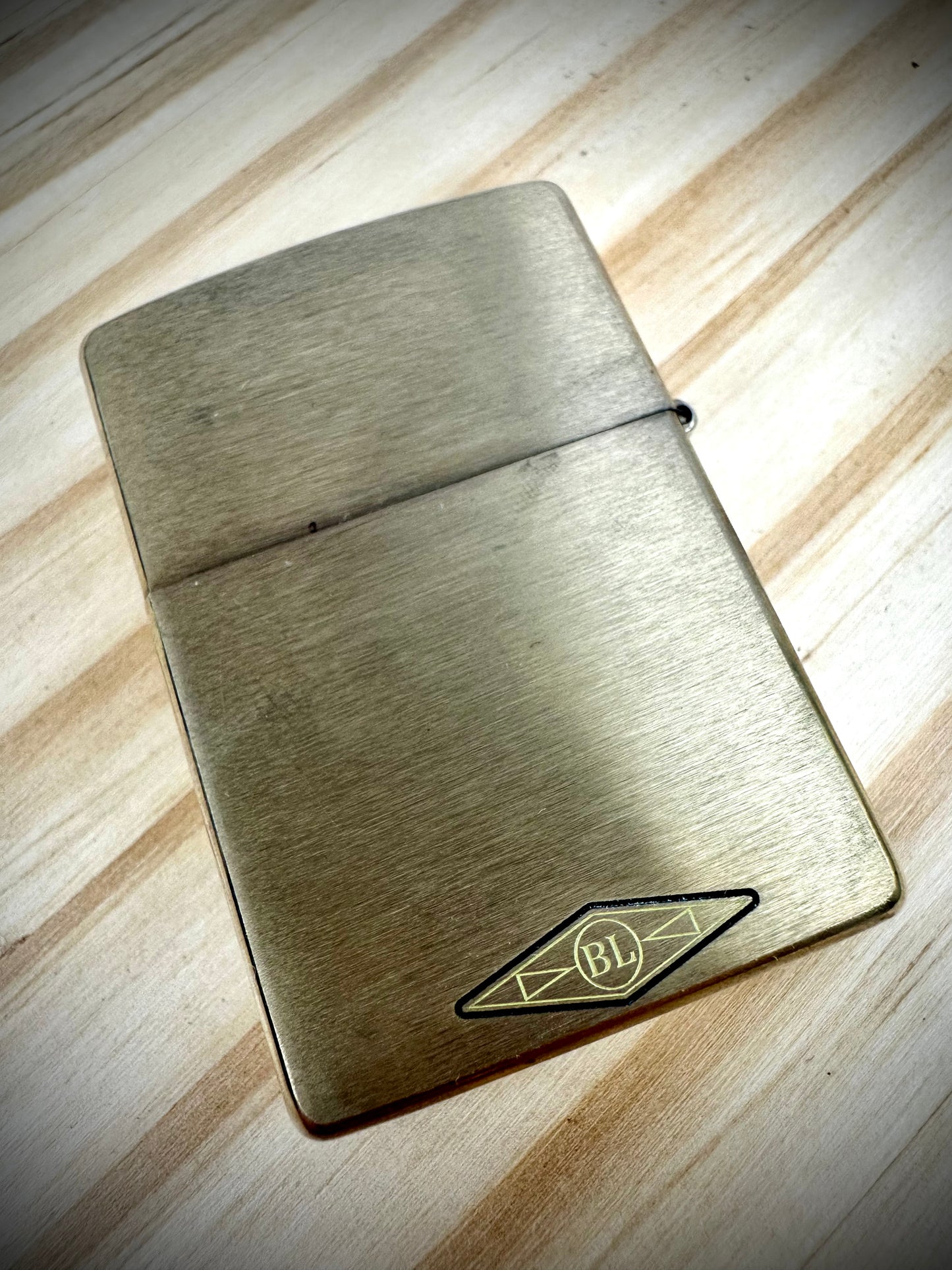 Zippo Lighter - 3 Deer Heads - Brass