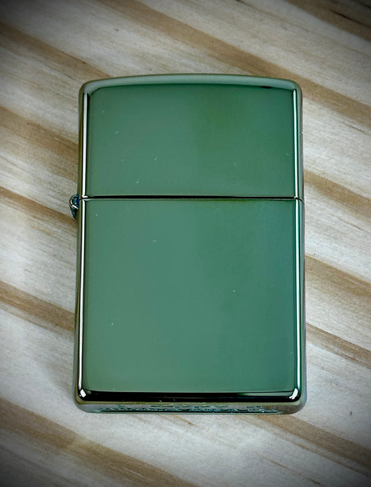 Custom Zippo Lighter Blank - High Polished Green