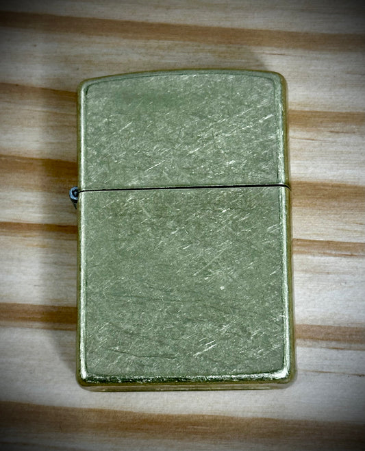 Custom Zippo Lighter Blank - Street Brass