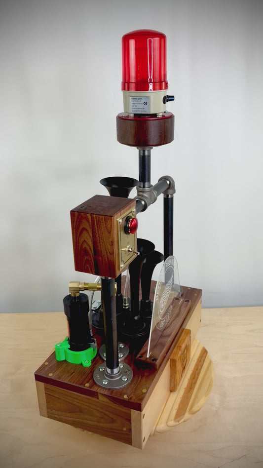 Sports Air Horn Lamp with Revolving Red Light